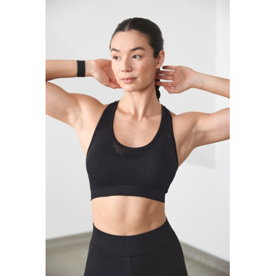 Seamless sports bra